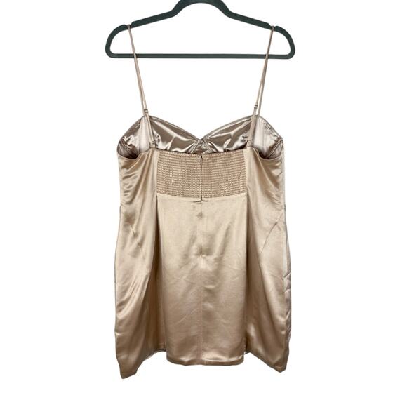 Retrofete Cosmo Mini Dress Underwire Satin Party Summer Spring Statement Size XL - Picture 9 of 16